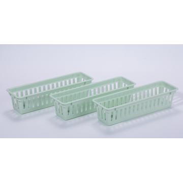 3PK plastic storage basket for stationery organize